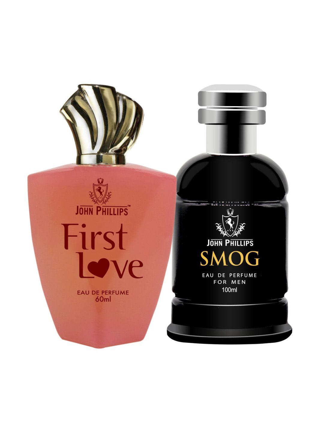 john phillips first love & smog set of 2 long lasting eau de parfum