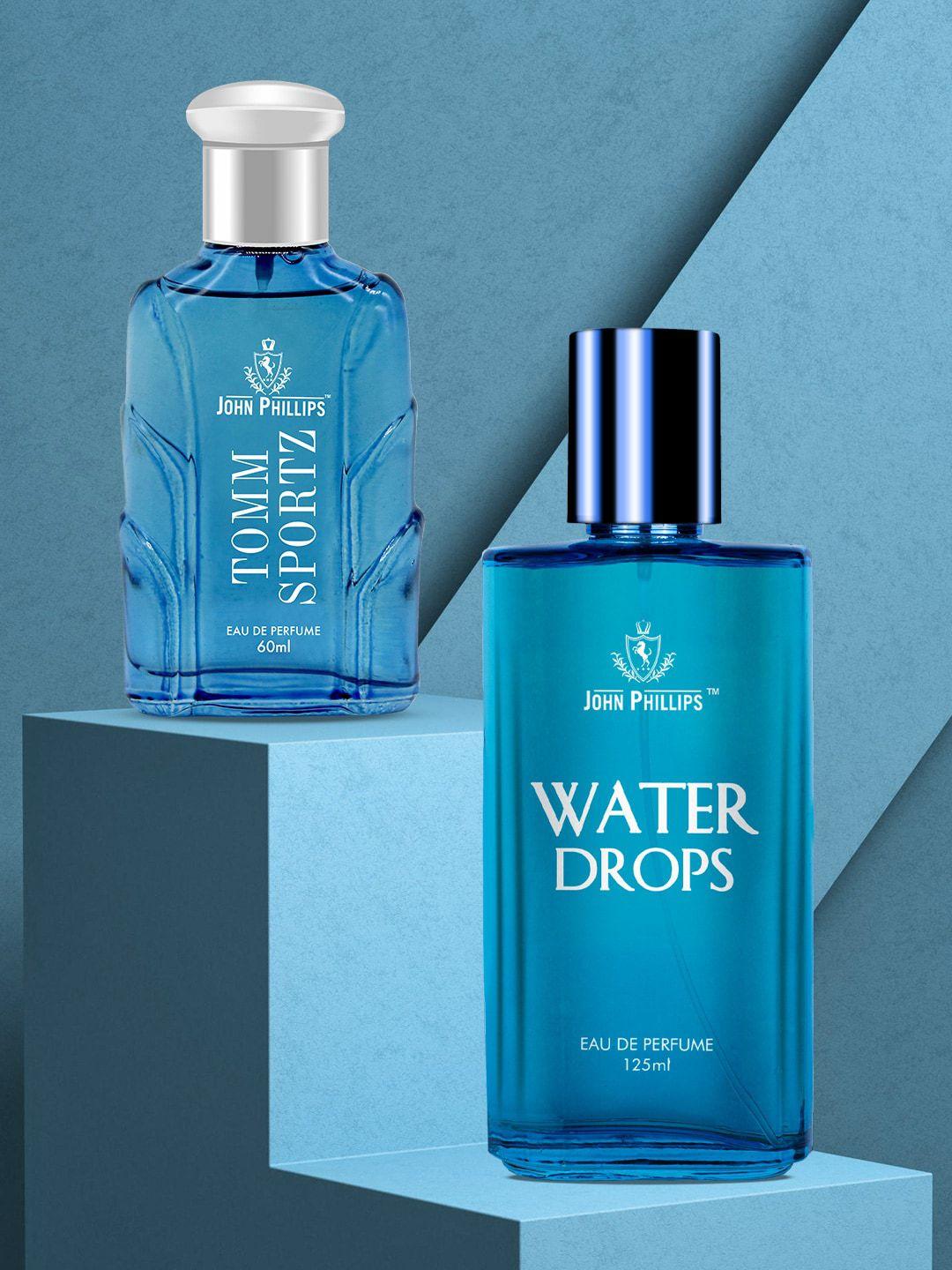john phillips set of tomm - 60ml & water drops - 125ml eau de parfum