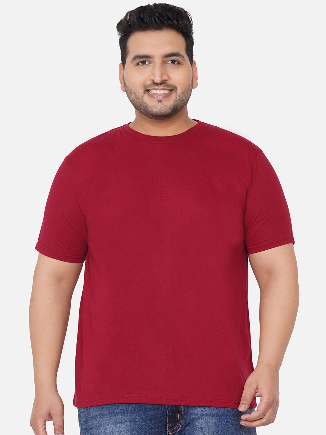 john pride men maroon t-shirt