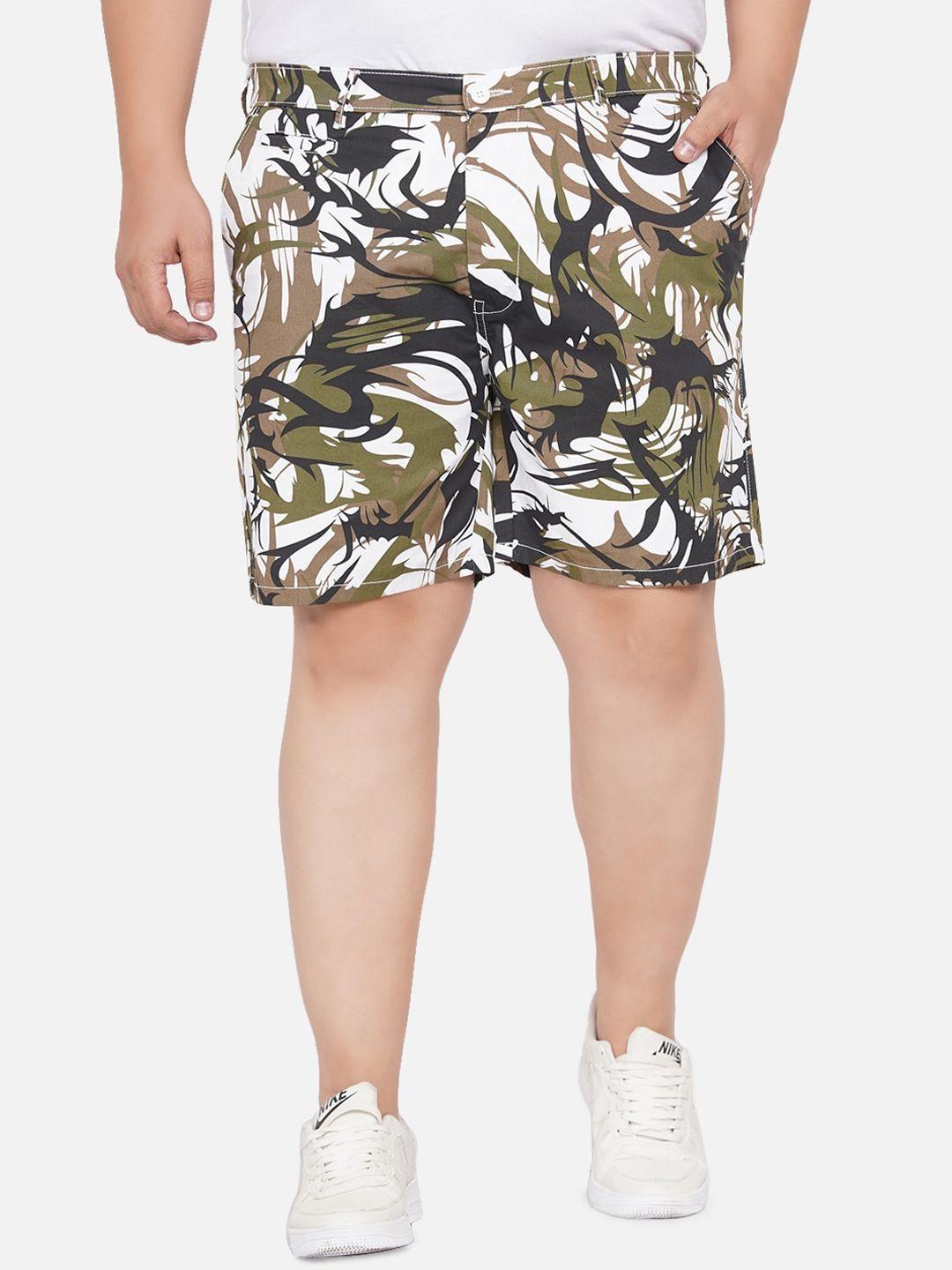 john pride men multicoloured camouflage printed shorts