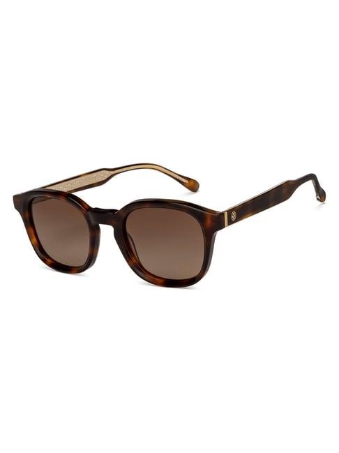 john jacobs brown wayfarer unisex sunglasses