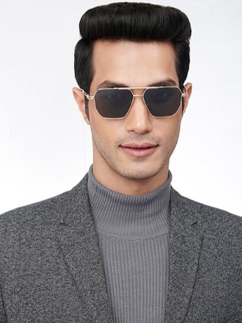 john jacobs grey square unisex sunglasses