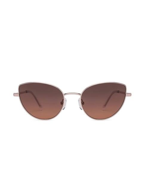 john jacobs jj s13867 brown cat eye sunglasses