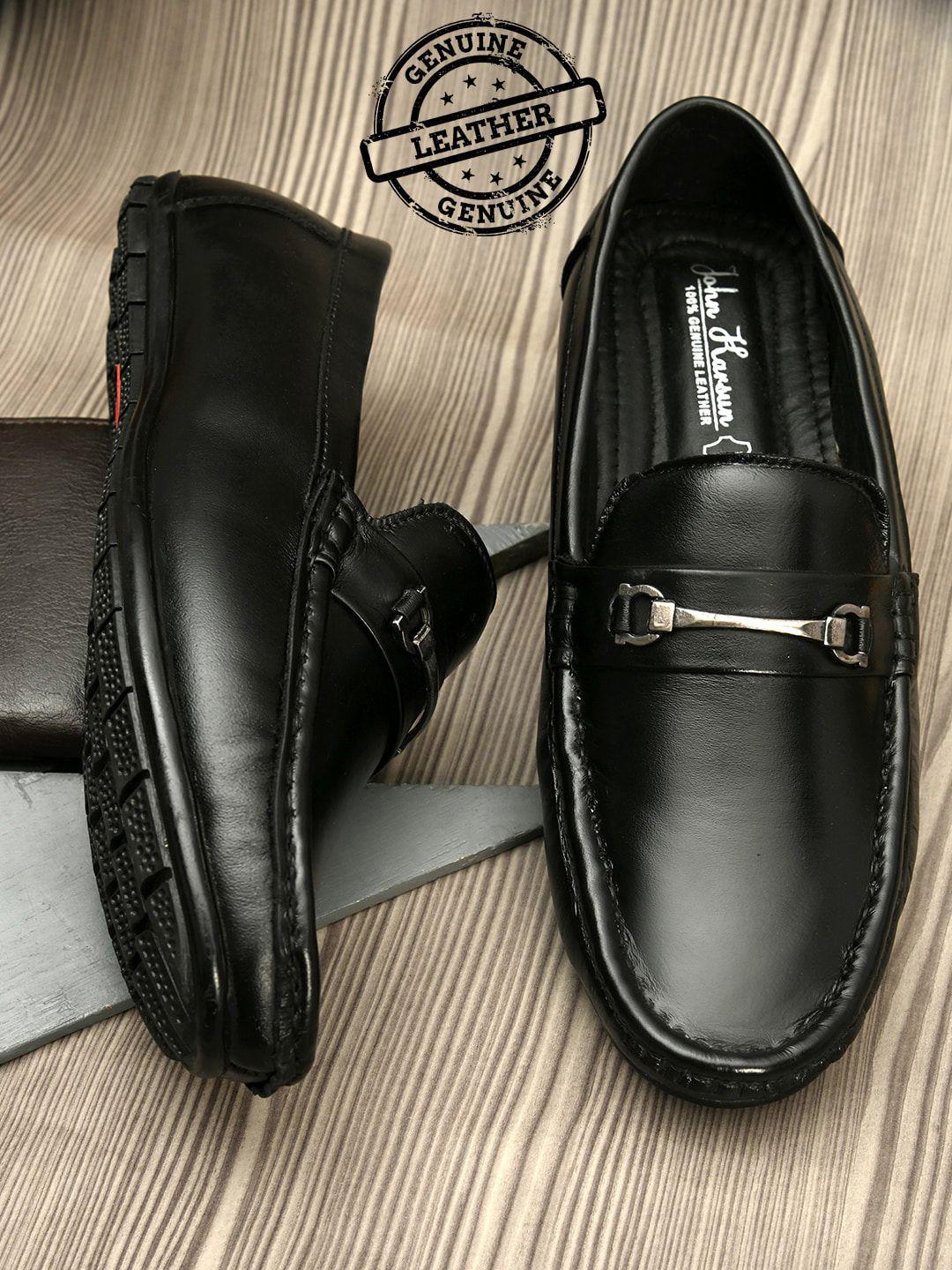 john karsun men leather loafers