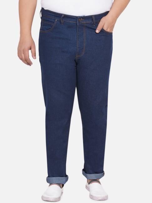 john pride blue regular fit plus size jeans