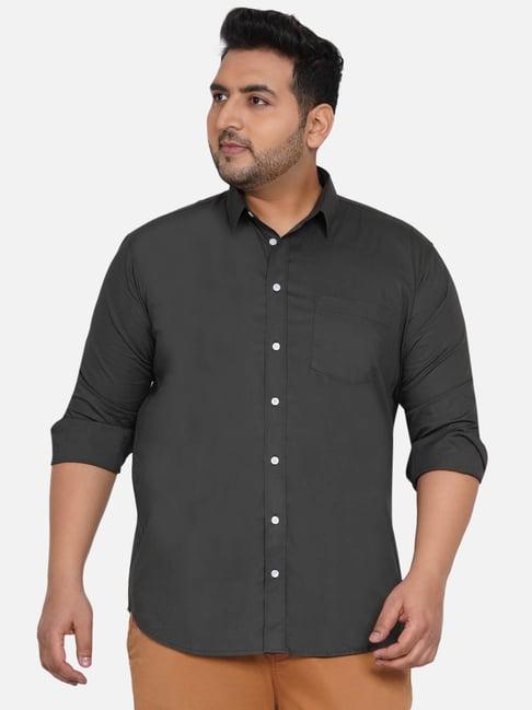 john pride dark grey plus size shirt