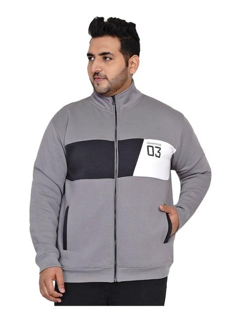 john pride grey plus size sweatshirt