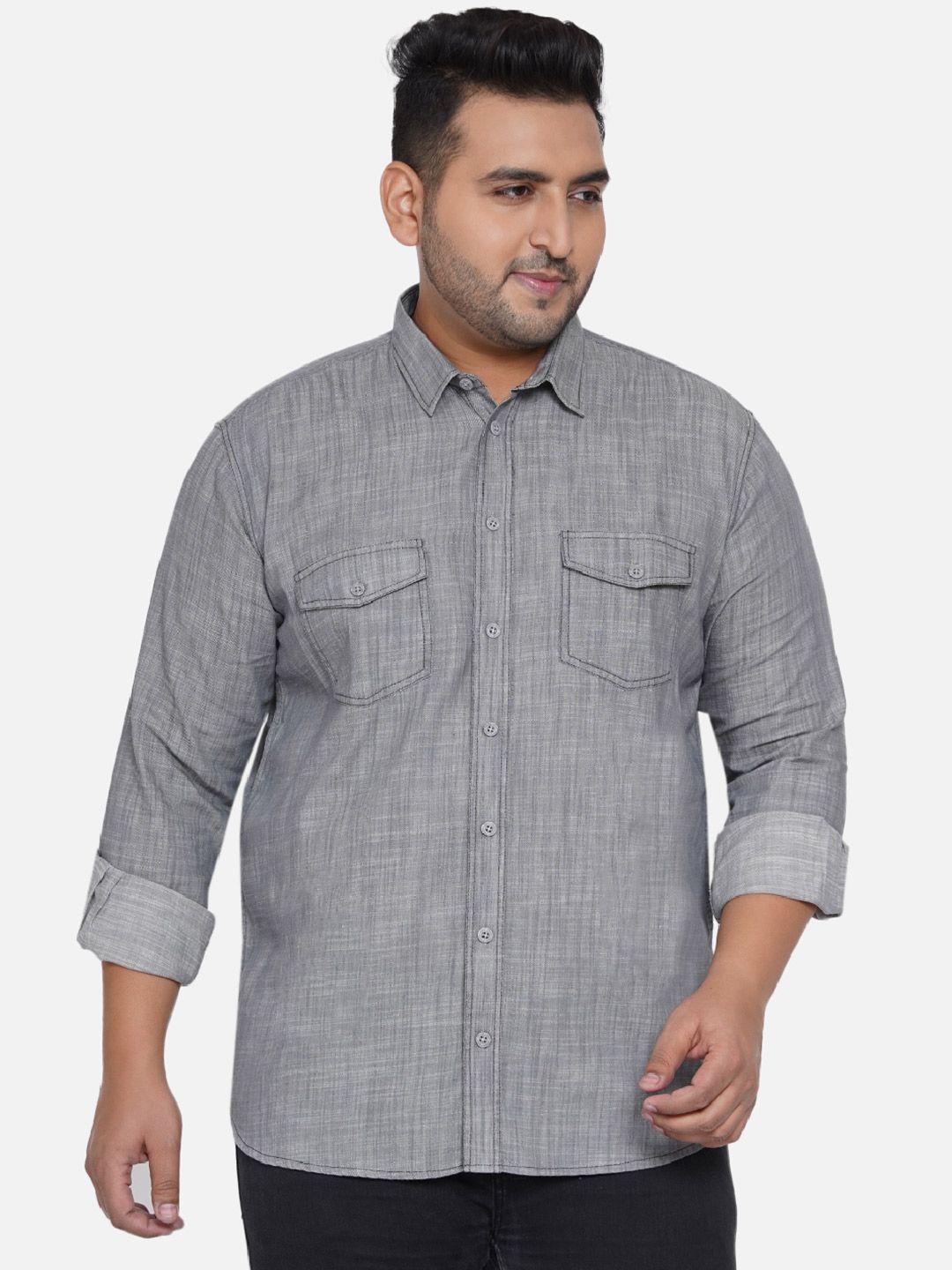 john pride men grey casual shirt