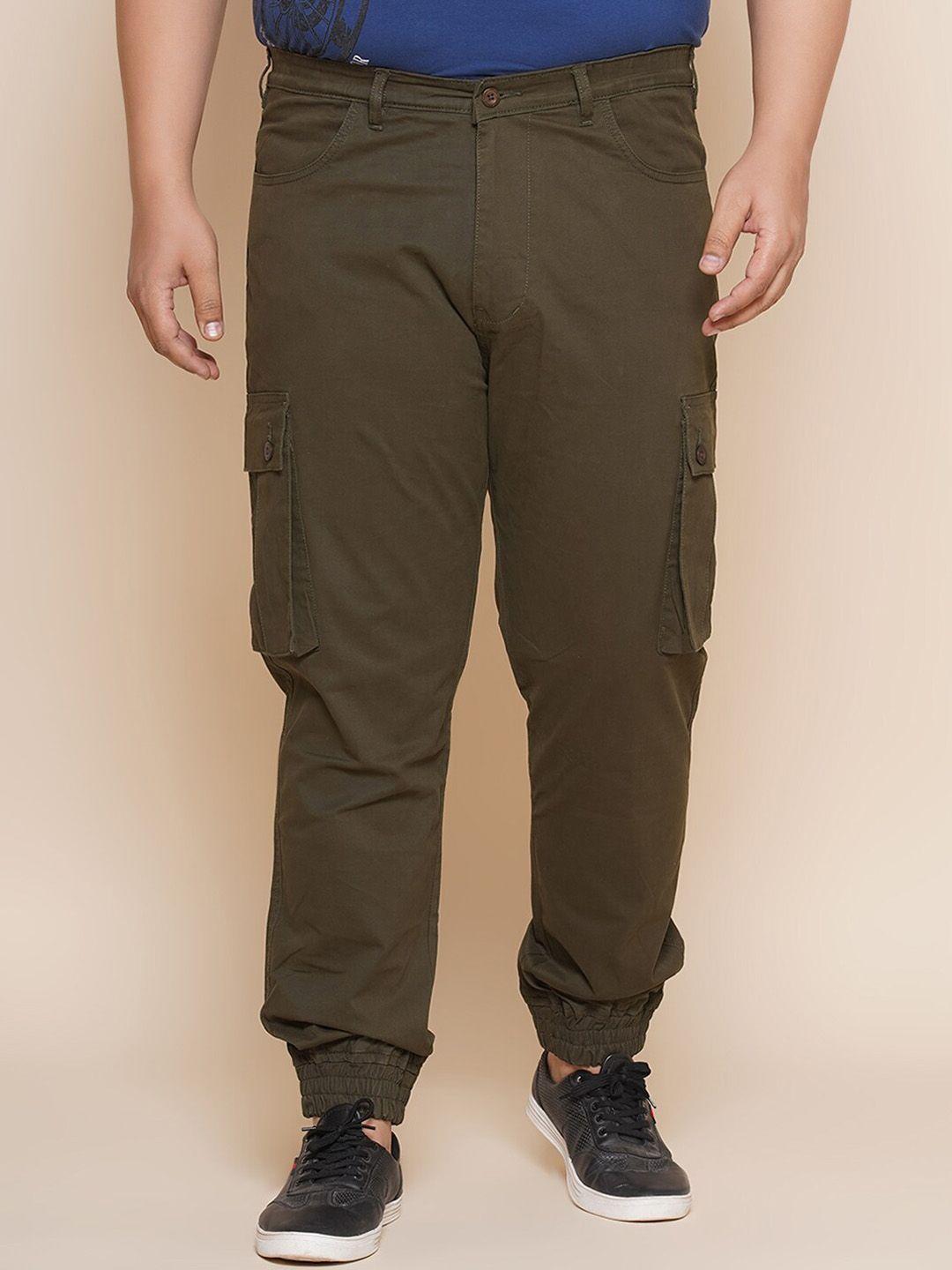 john pride men plus size mid-rise cargo trousers