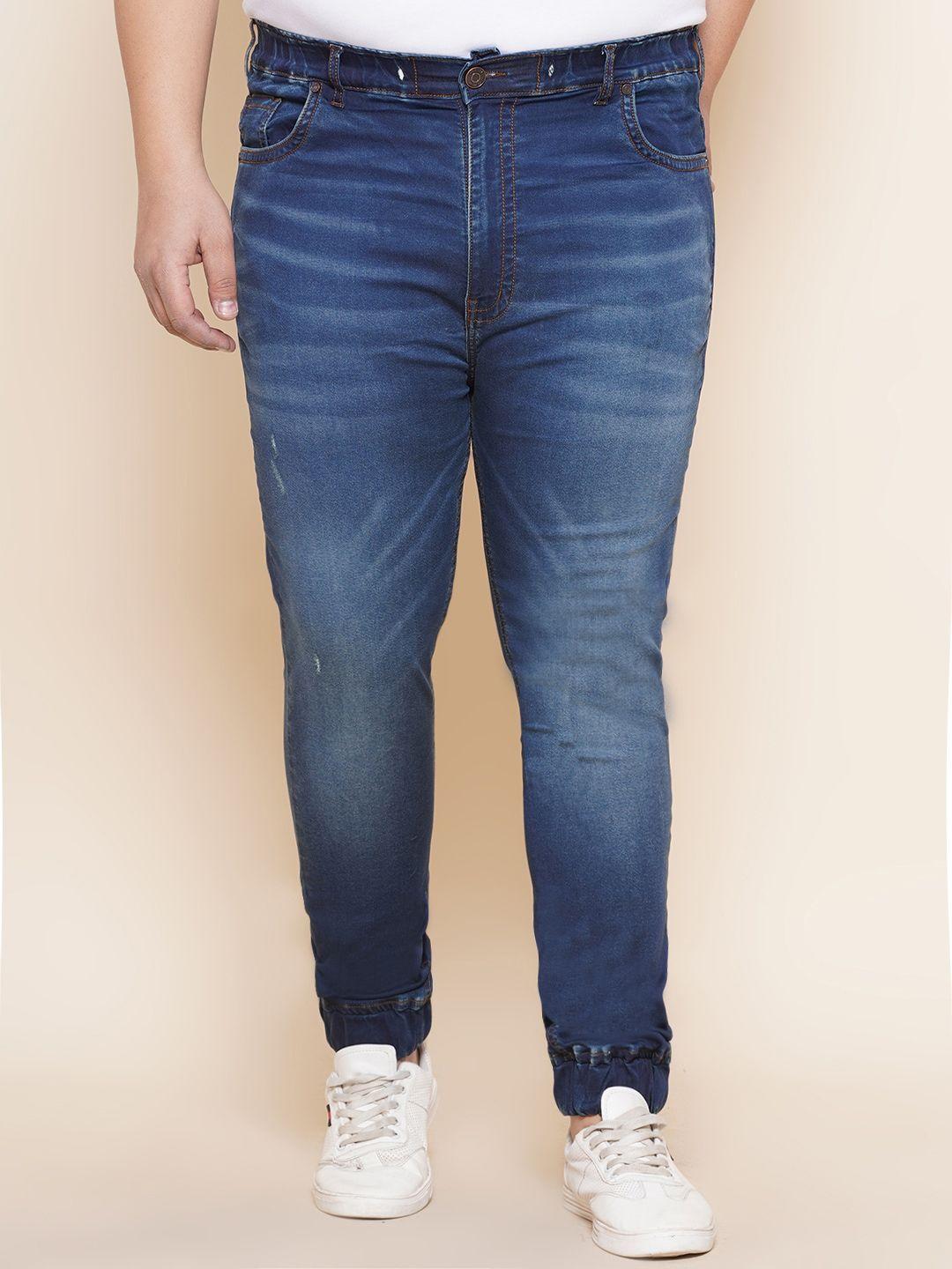 john pride men plus size regular fit light fade stretchable jeans