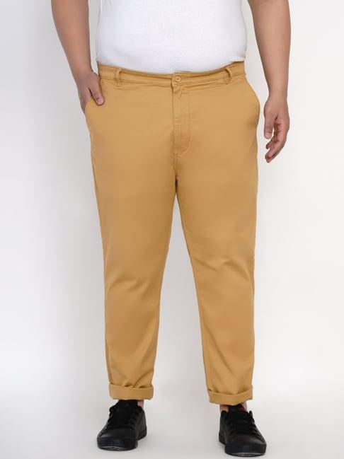 john pride mustard comfort fit chinos