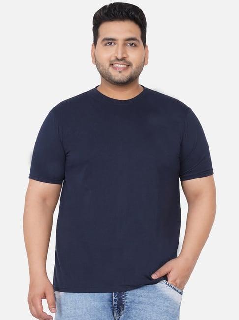 john pride navy plus size crew t-shirt