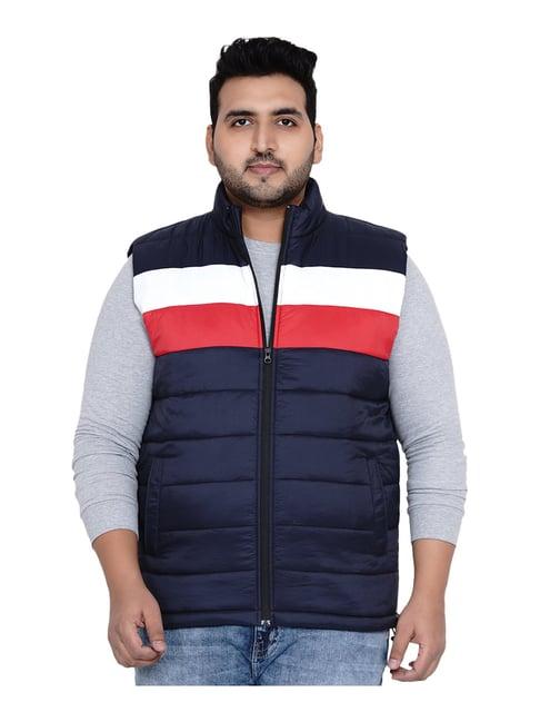 john pride navy plus size jacket