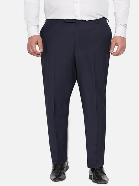 john pride navy plus size trousers