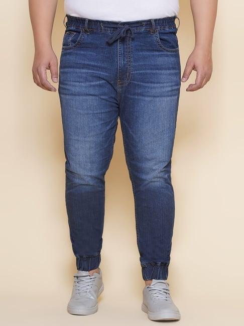 john pride navy regular fit jogger jeans