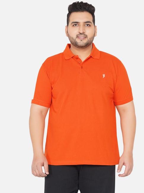 john pride orange cotton plus size t-shirts