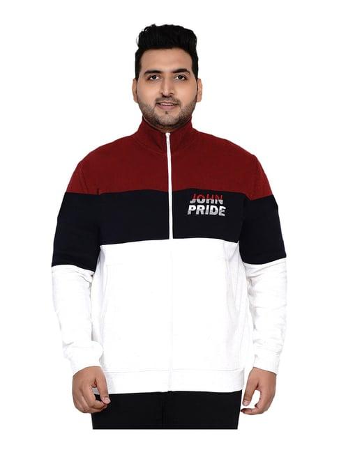 john pride white plus size sweatshirt