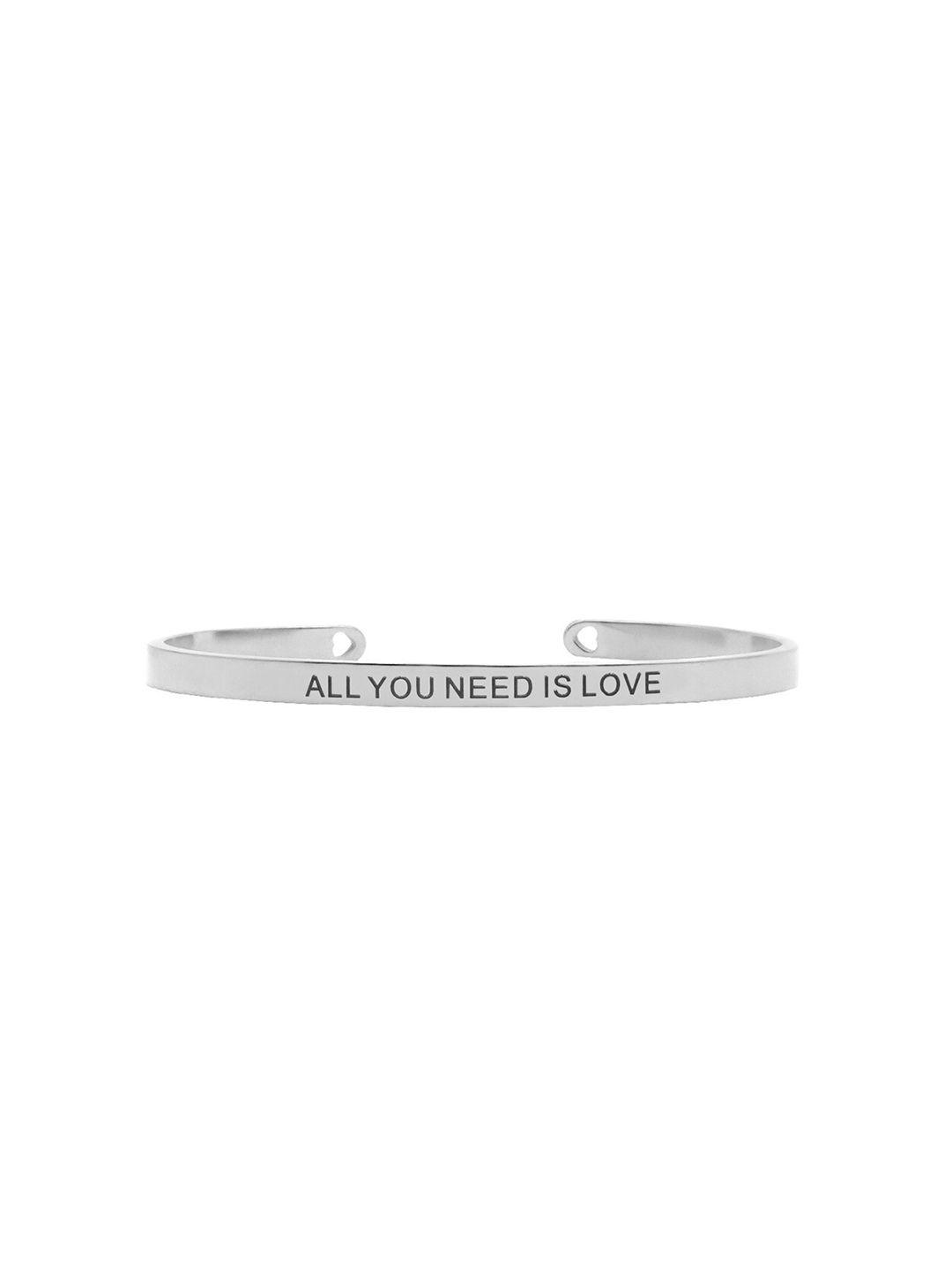 joker & witch silver-plated stainless steel mantra band