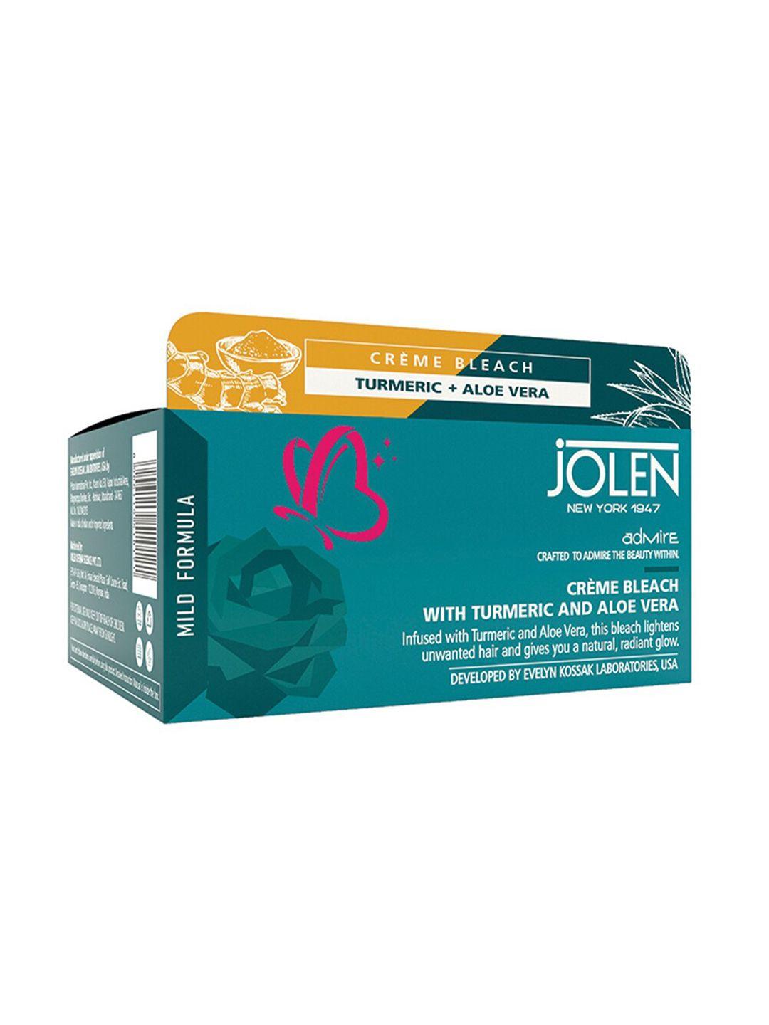 jolen new york  crme bleach with turmeric & aloe vera 40gm