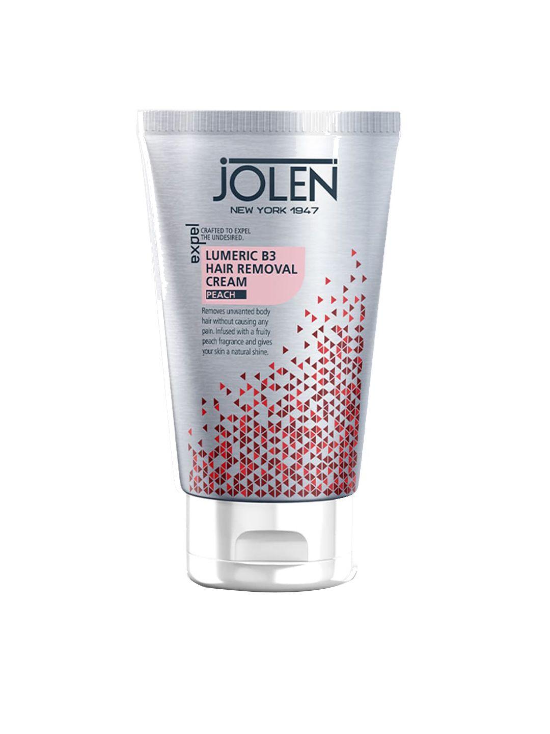 jolen new york lumeric b3 hair removal cream - 50g - peach
