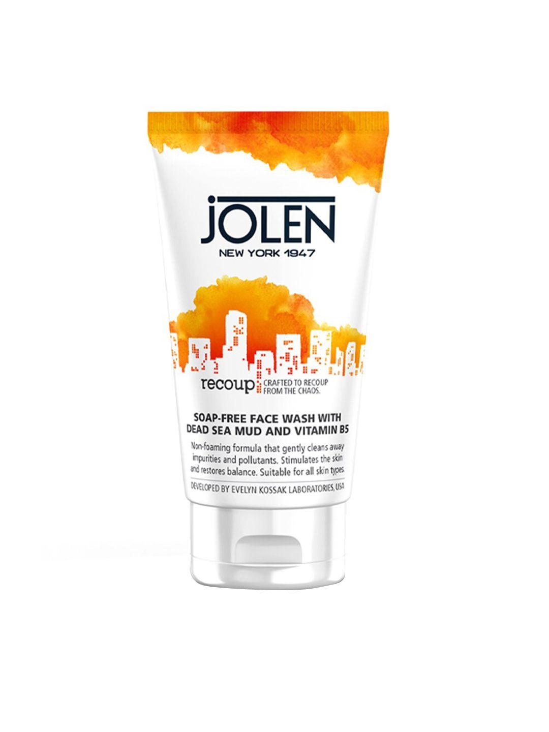 jolen new york recoup dead sea mud and vitamin b5 soap-free face wash - 125ml