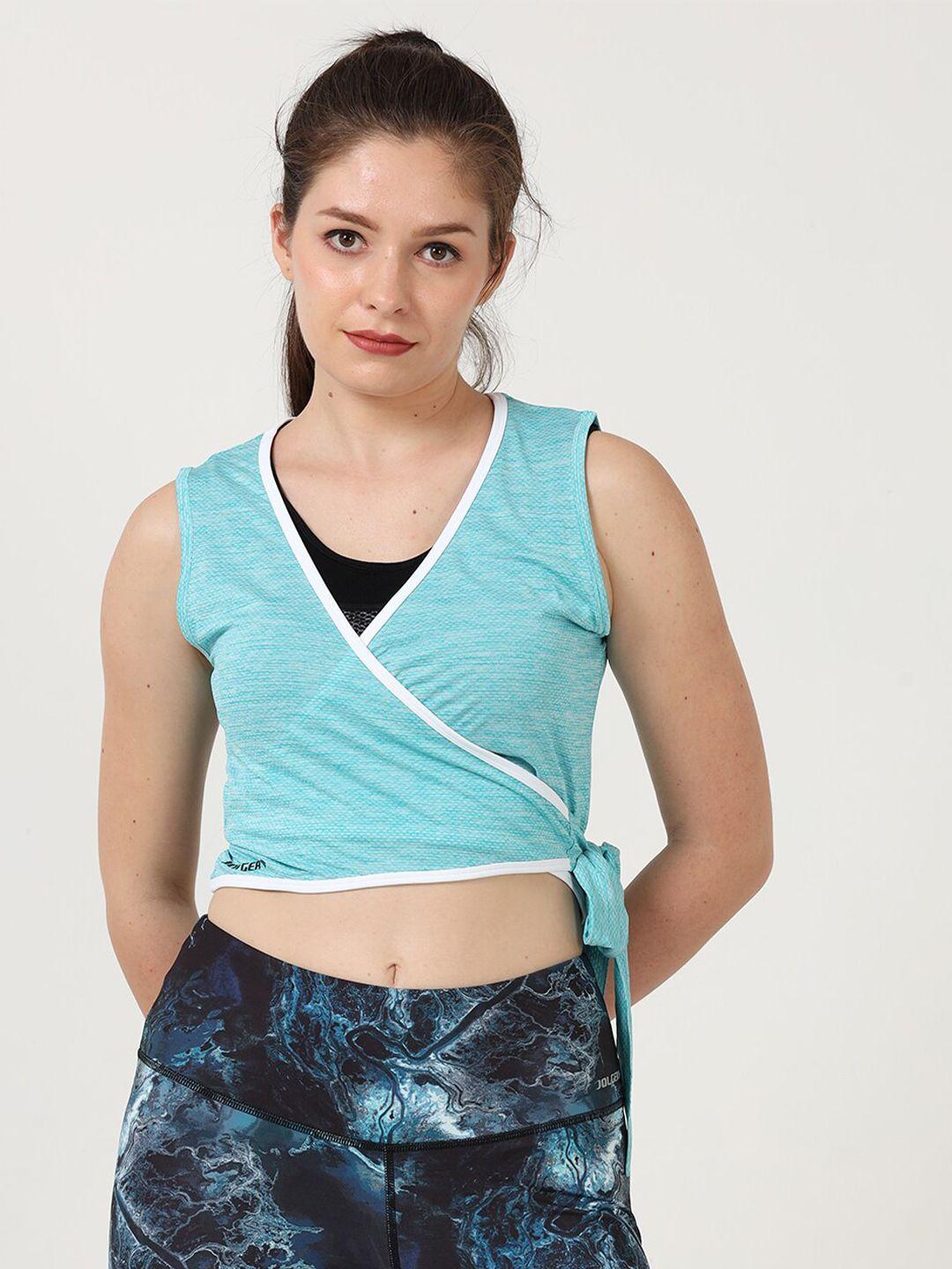 jolger ultra breathable side knot crop top