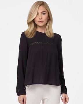 jolie round-neck blouse