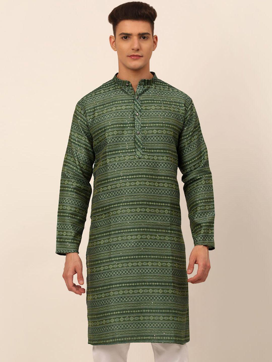 jompers men ethnic motifs printed indie prints cotton silk kurta