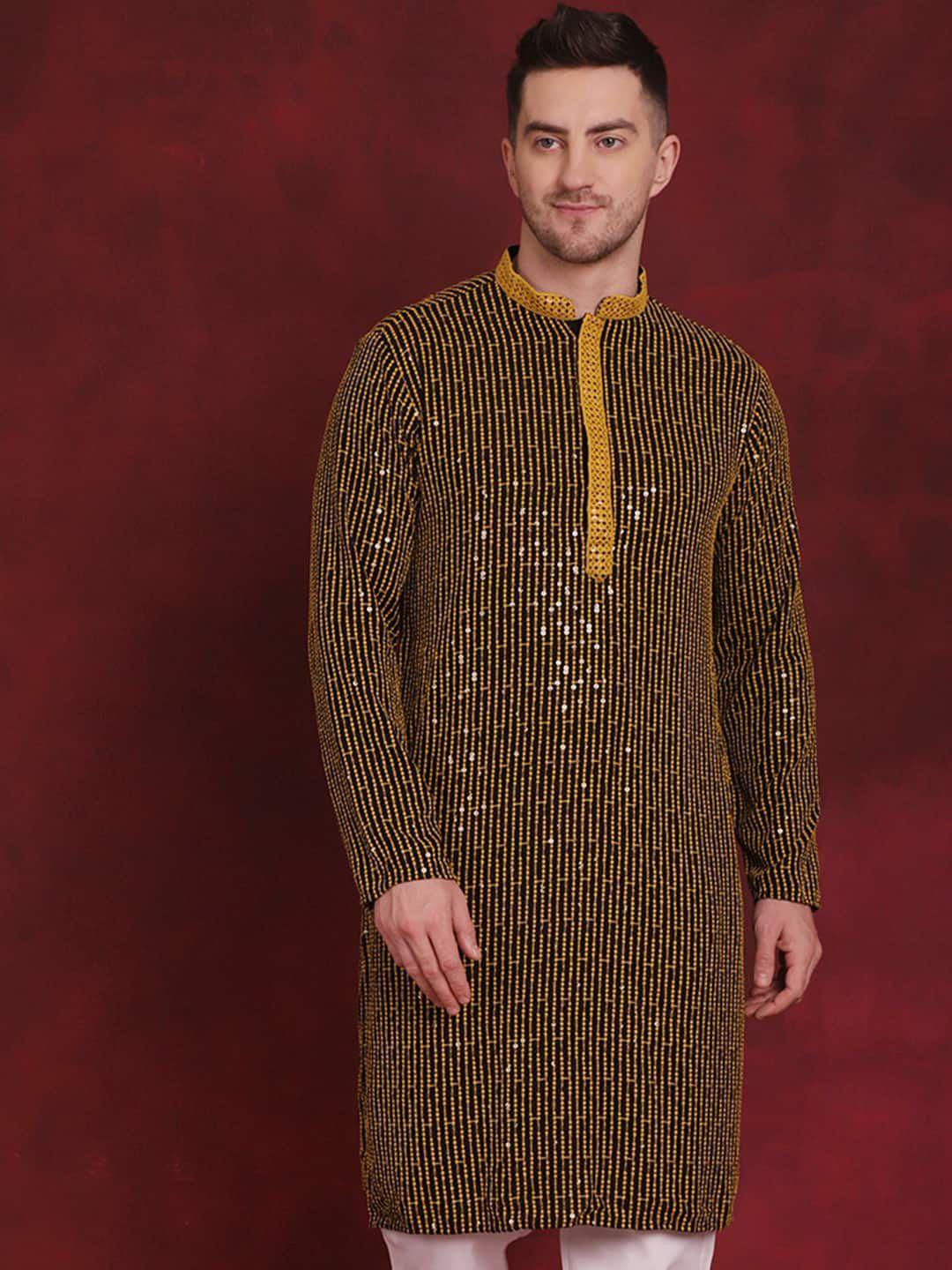 jompers embroidered sequinned straight kurta