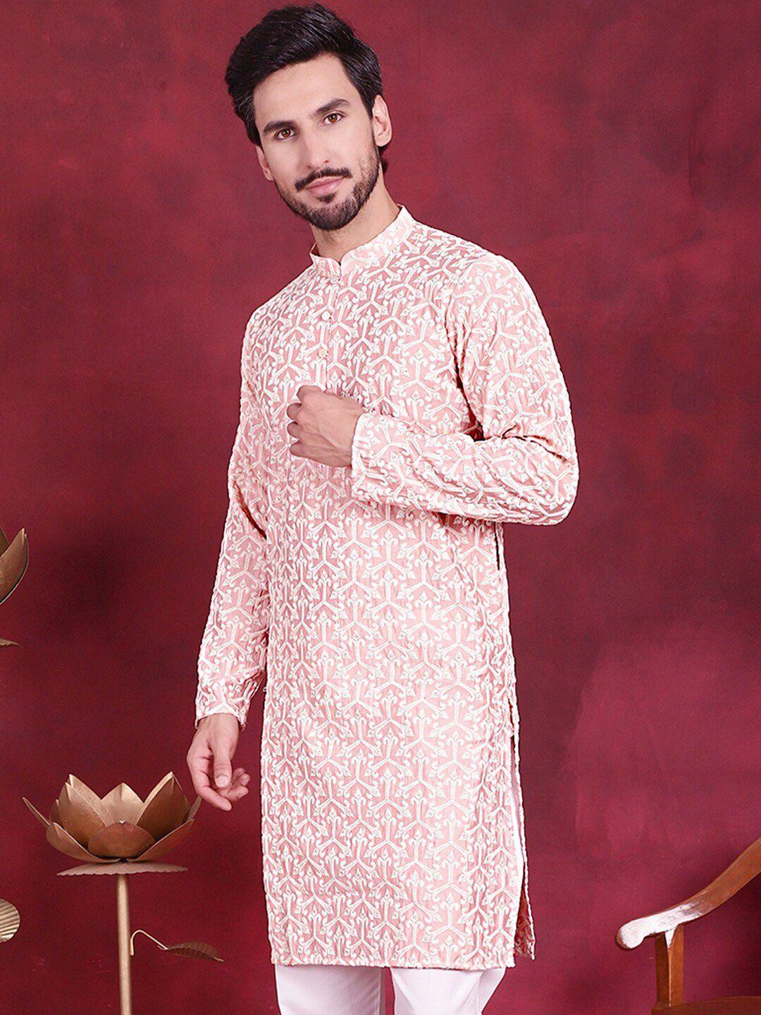 jompers ethnic motifs embroidered straight kurta