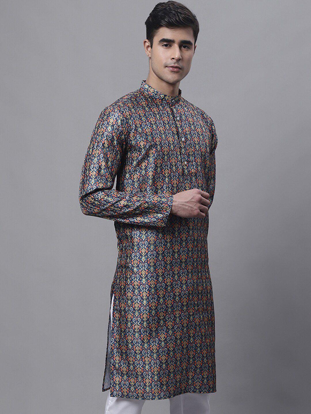 jompers ethnic motifs printed straight kurta