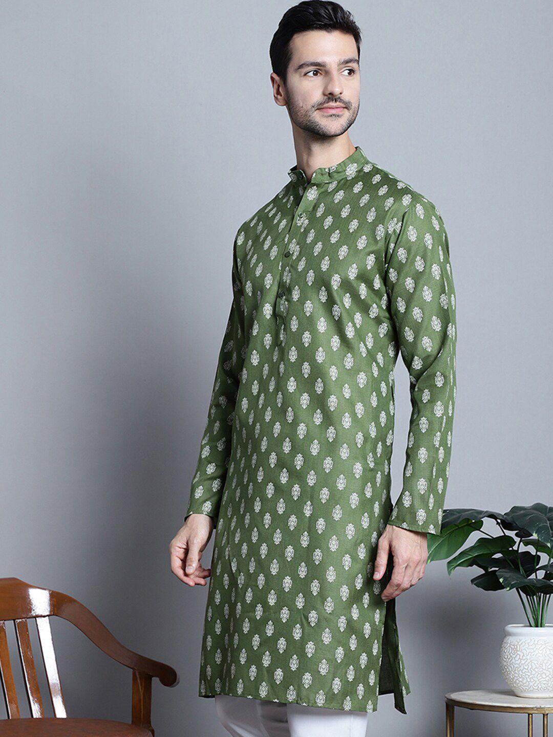 jompers ethnic motifs printed straight kurta