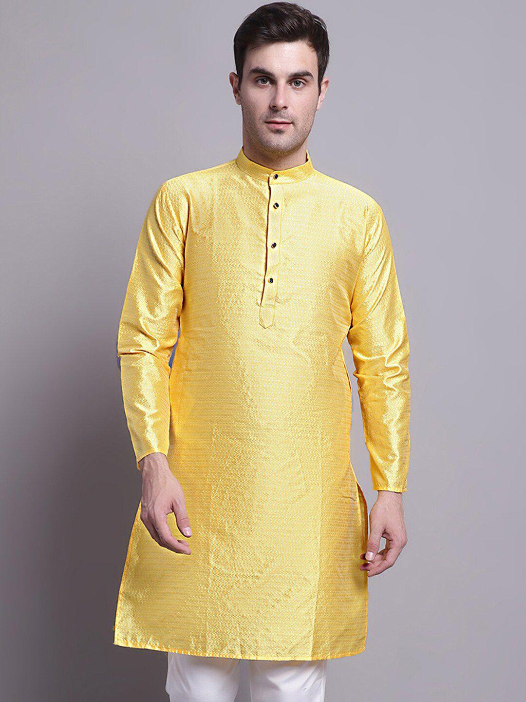 jompers ethnic motifs woven design jacquard kurta