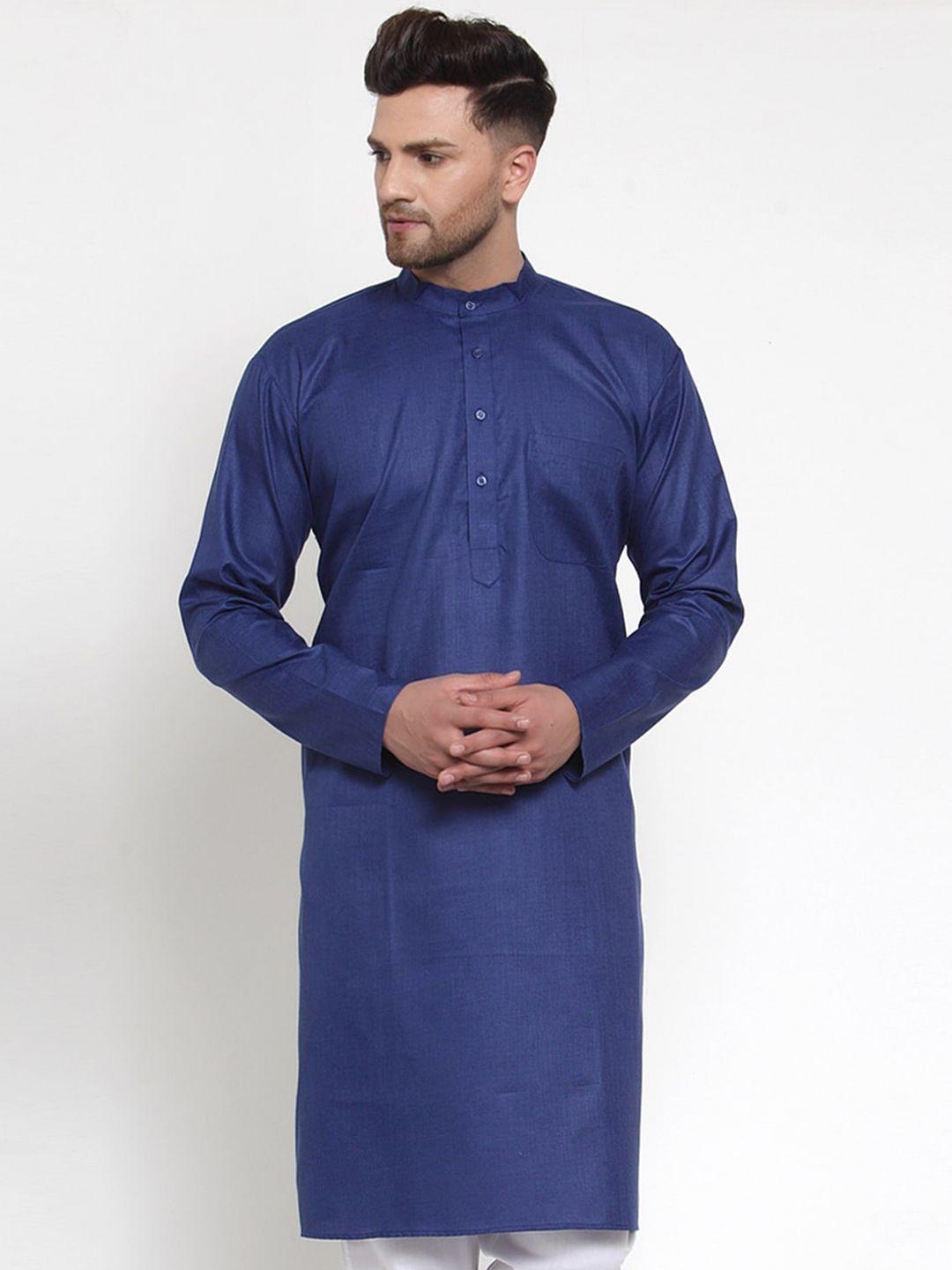 jompers men blue kurta