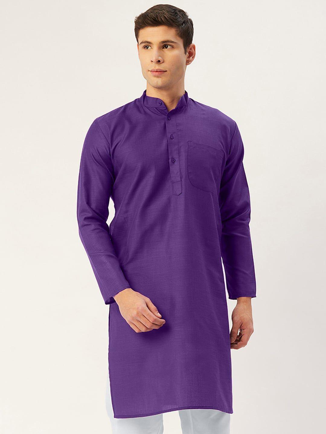 jompers men purple kurta