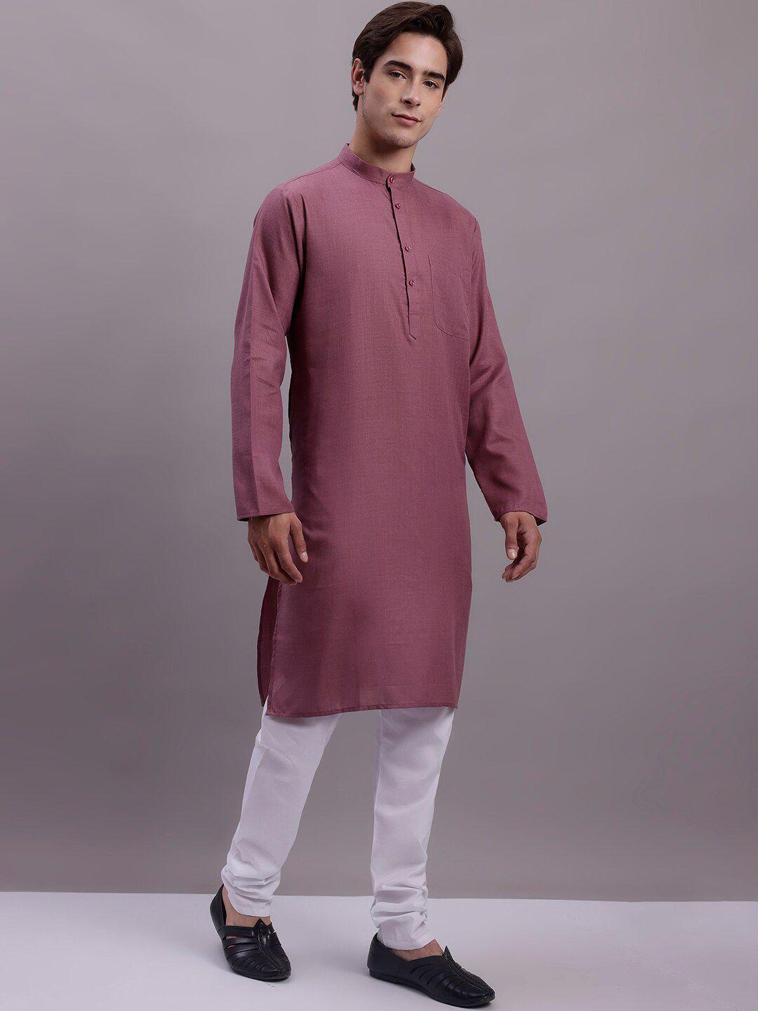 jompers regular pure cotton kurta with churidar