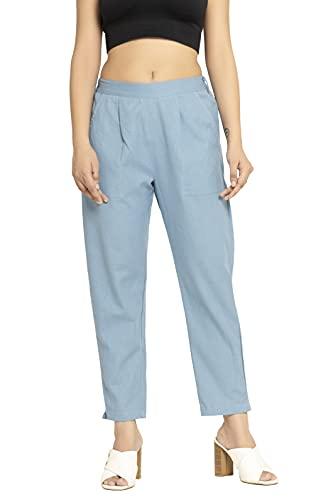 jonaya women's regular casual pants (j-tro-litblue-xl_sky blue