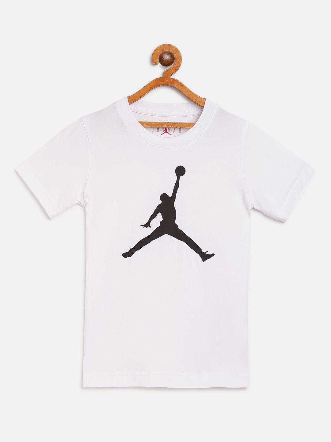 jordan-boys-white--black-jumpman-brand-logo-print-round-neck-basketball-pure-cotton-t-shirt