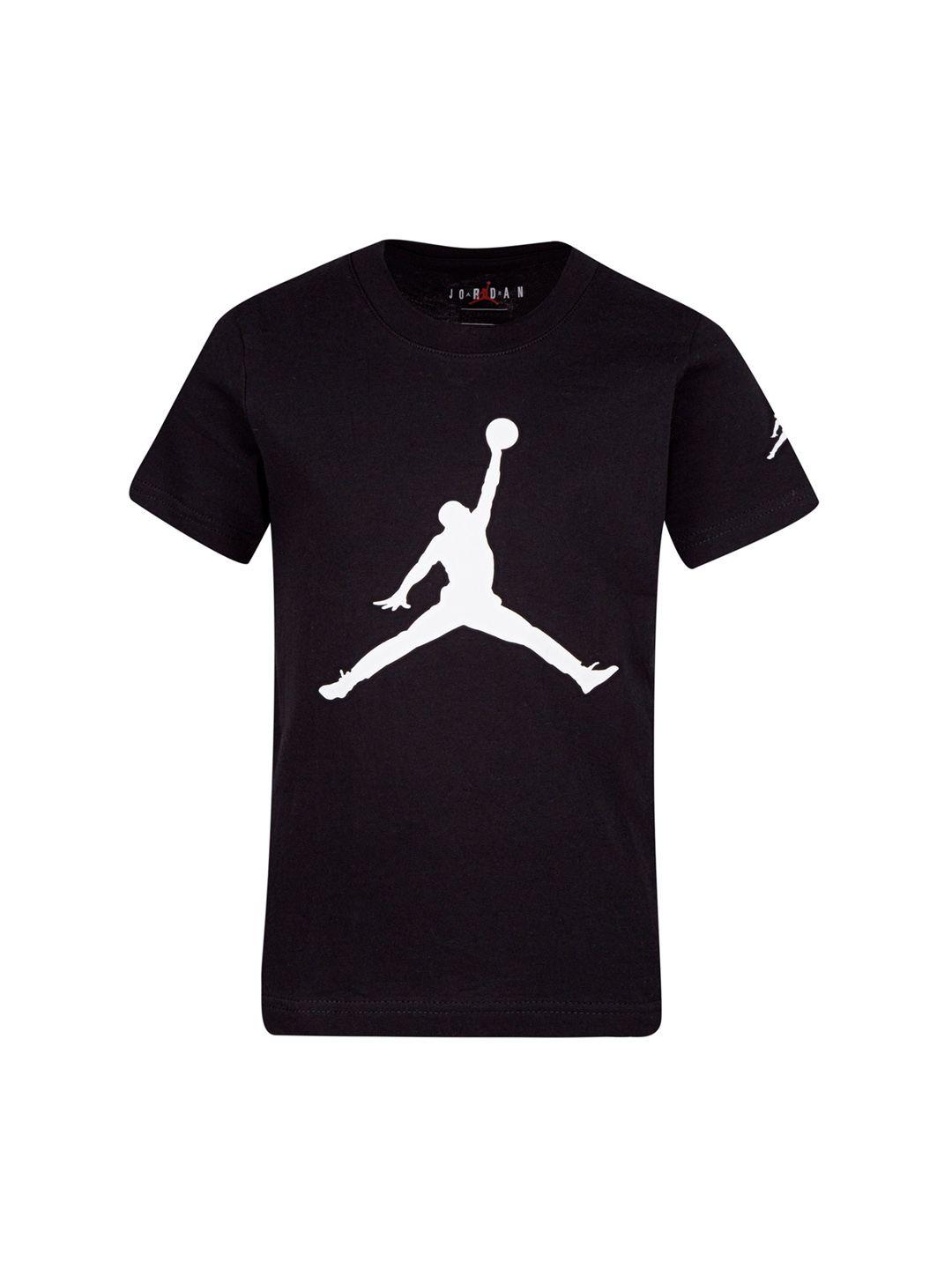 jordan boys black brand logo print jumpman basketball t-shirt