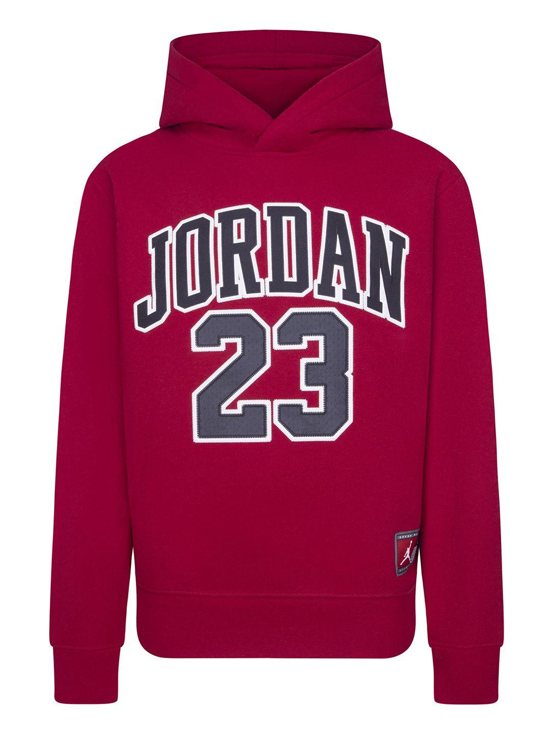 jordan boys boys typography printed hooded pullover