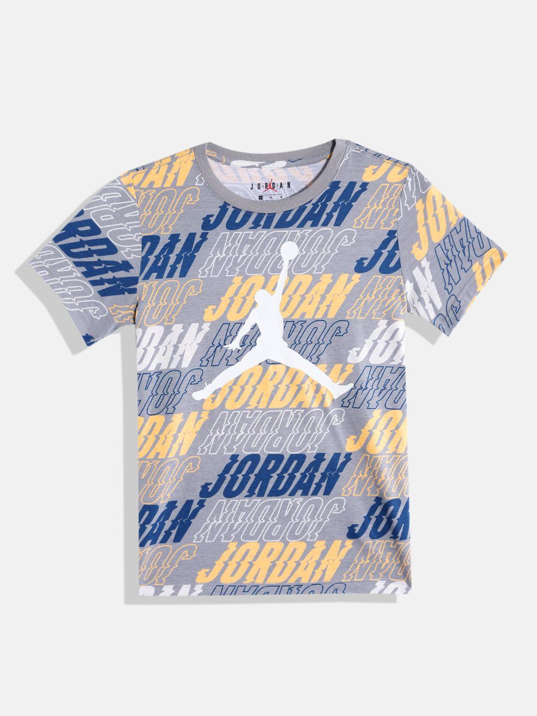 jordan boys brand logo printed t-shirt