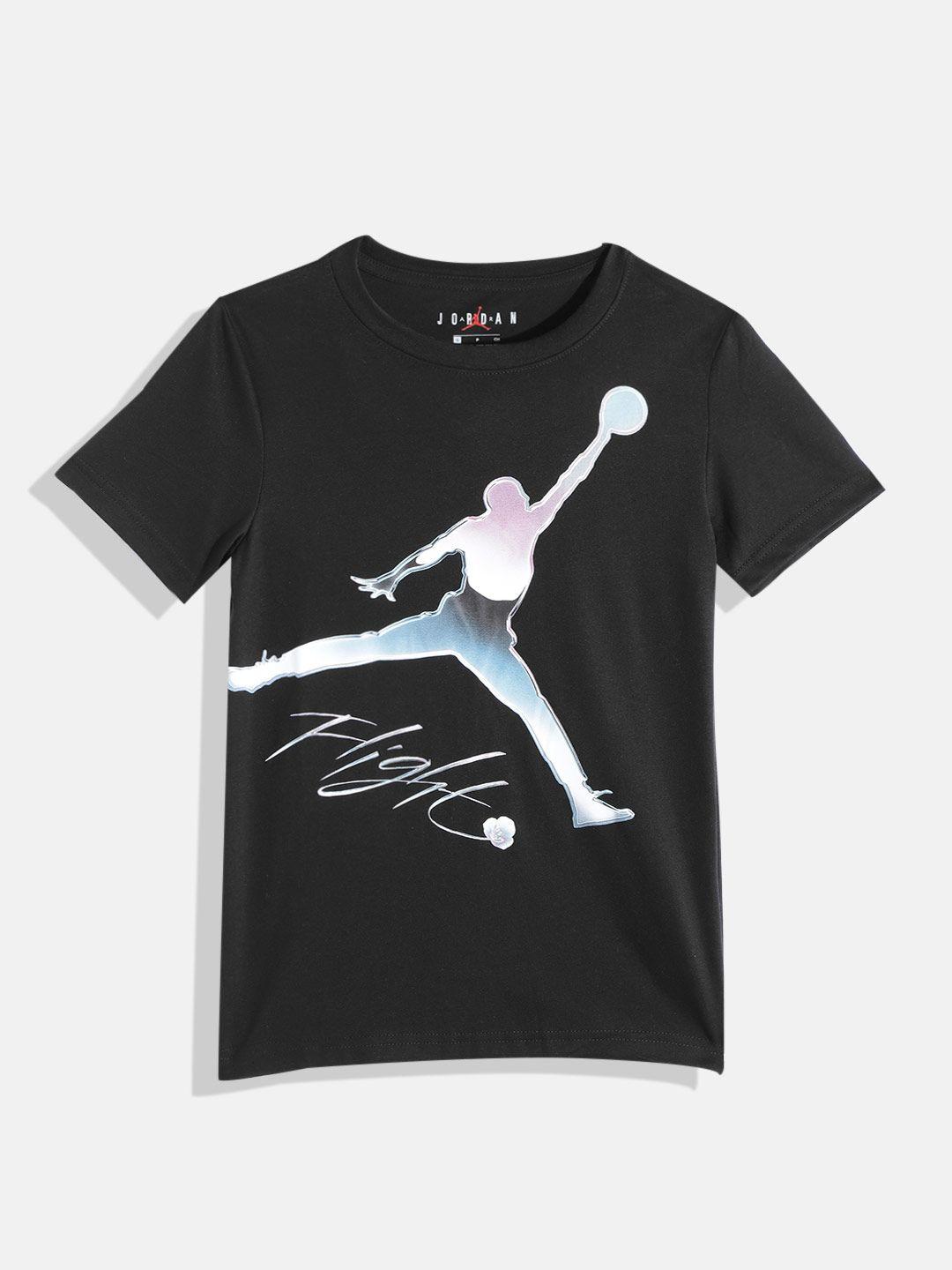 jordan boys graphic printed jumpman flight chrome ss t-shirt