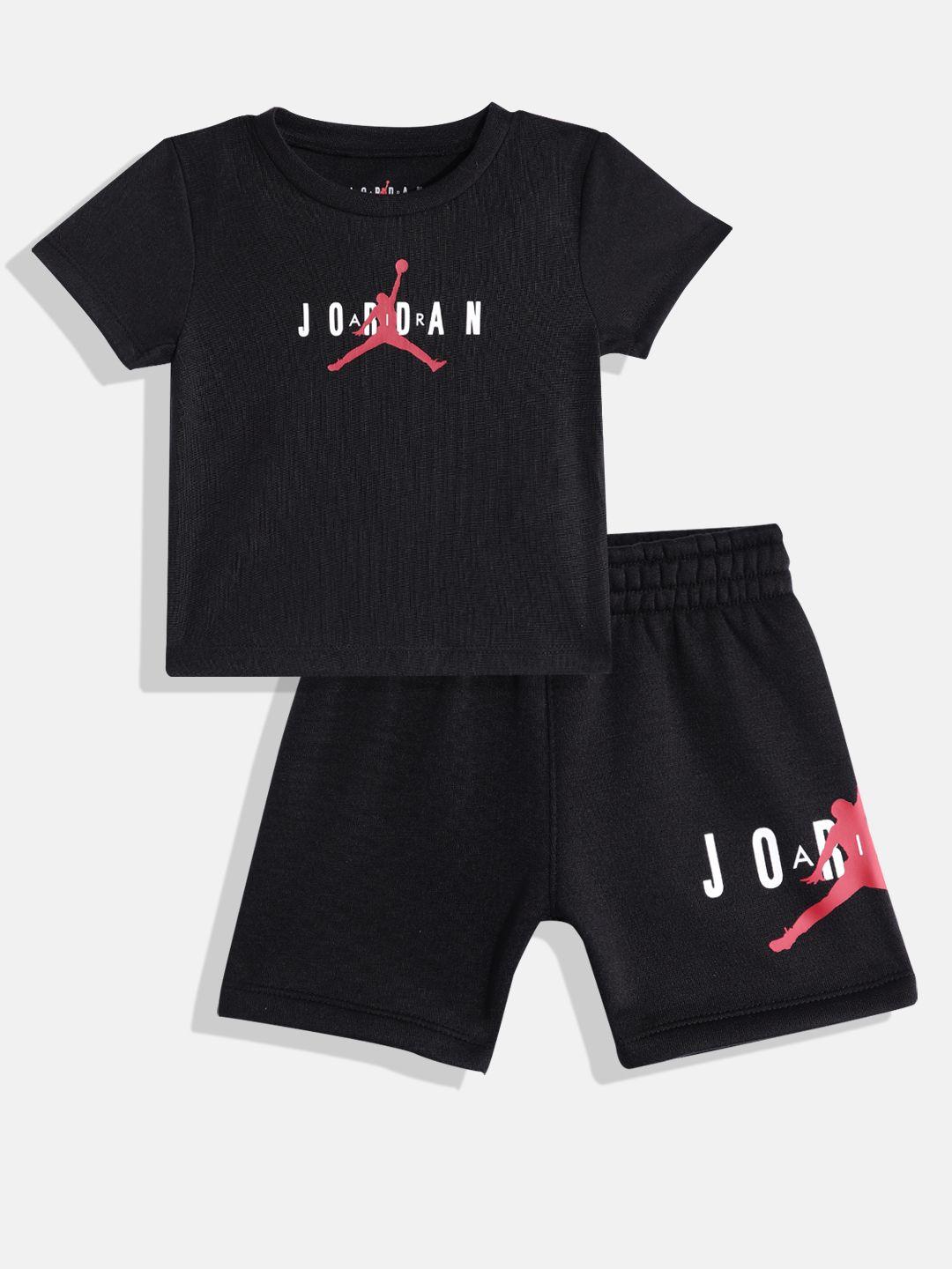 jordan boys printed t-shirt with shorts