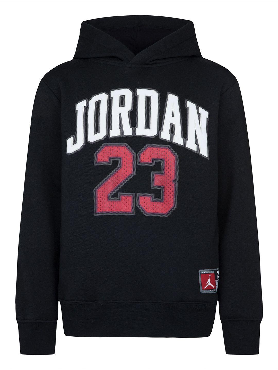 jordan boys typography printed hooded pullover