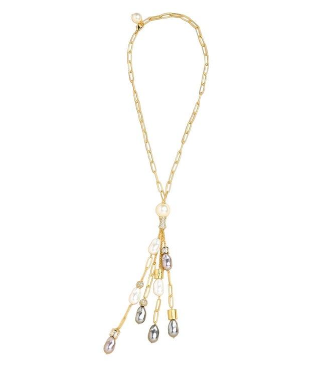 joules by radhika pearl rain lariat necklace