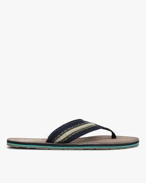 journey leather thong-strap flip-flops