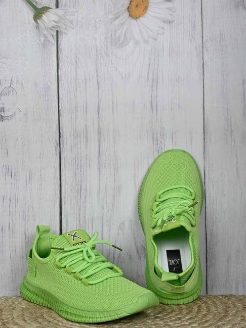 jove women's green sneakers