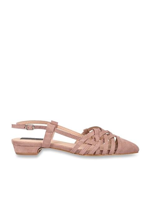 jove women's nude back strap sandals