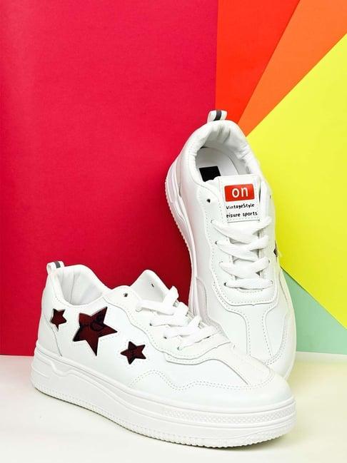 jove women's pearl white sneakers