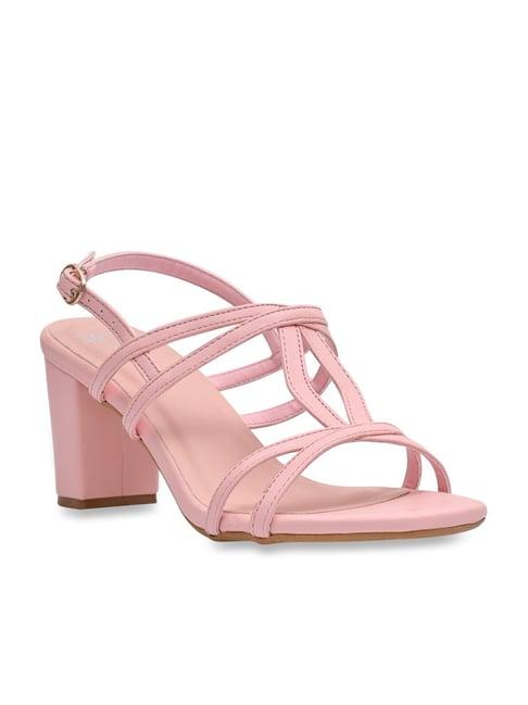 jove women's pink back strap sandals
